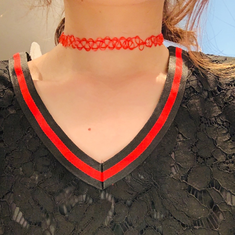 Earrings and Choker set